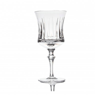 Taça de Cristal Lapidado P/Vinho Branco Incolor 260ml