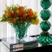 Vaso Murano Detroit Verde Folha
