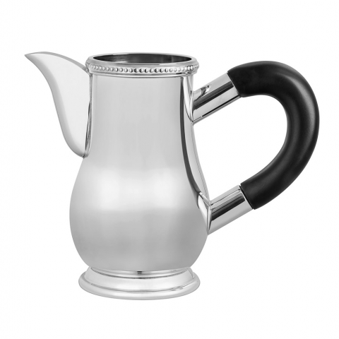 Leiteira de Prata C/Alca de Madeira e Cordão Croise St James