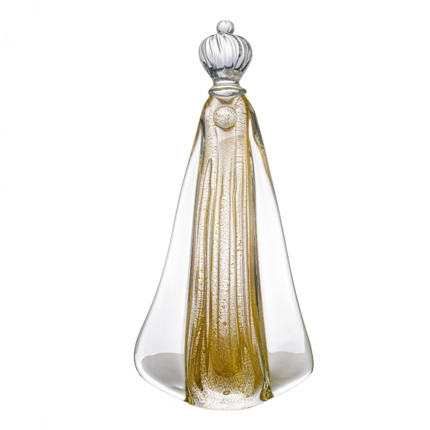 Imagem Murano Santa Nossa Senhora Cristal M Imagem Murano Santa Nossa Senhora Cristal M