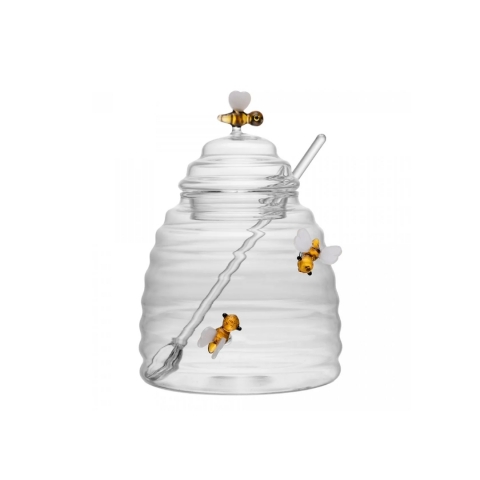 Açucareiro de Vidro Lovely Bee