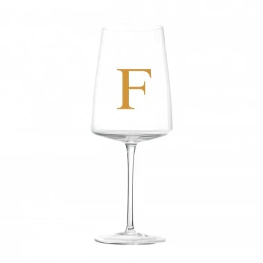 Taça de Cristal para água Iniciais Personalizadas