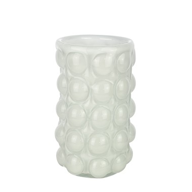 Vaso Murano Moab Quartzo Perola