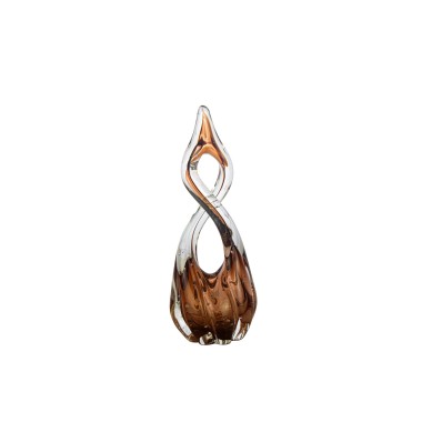 Escultura Murano Infinity Pp Garnet