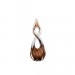 Escultura Murano Infinity Pp Garnet
