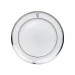 Kit 6 Pratos Rasos de Porcelana Monograma Borda Personalizadas Prata