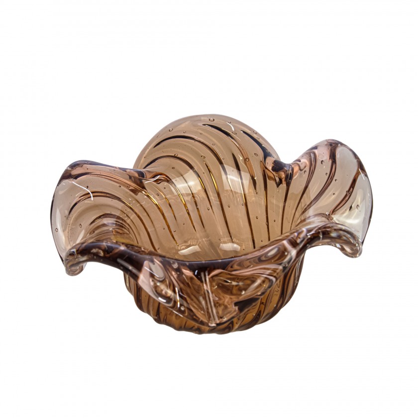 Cachepot Murano Bompietro Garnet Cachepot Murano Bompietro Garnet