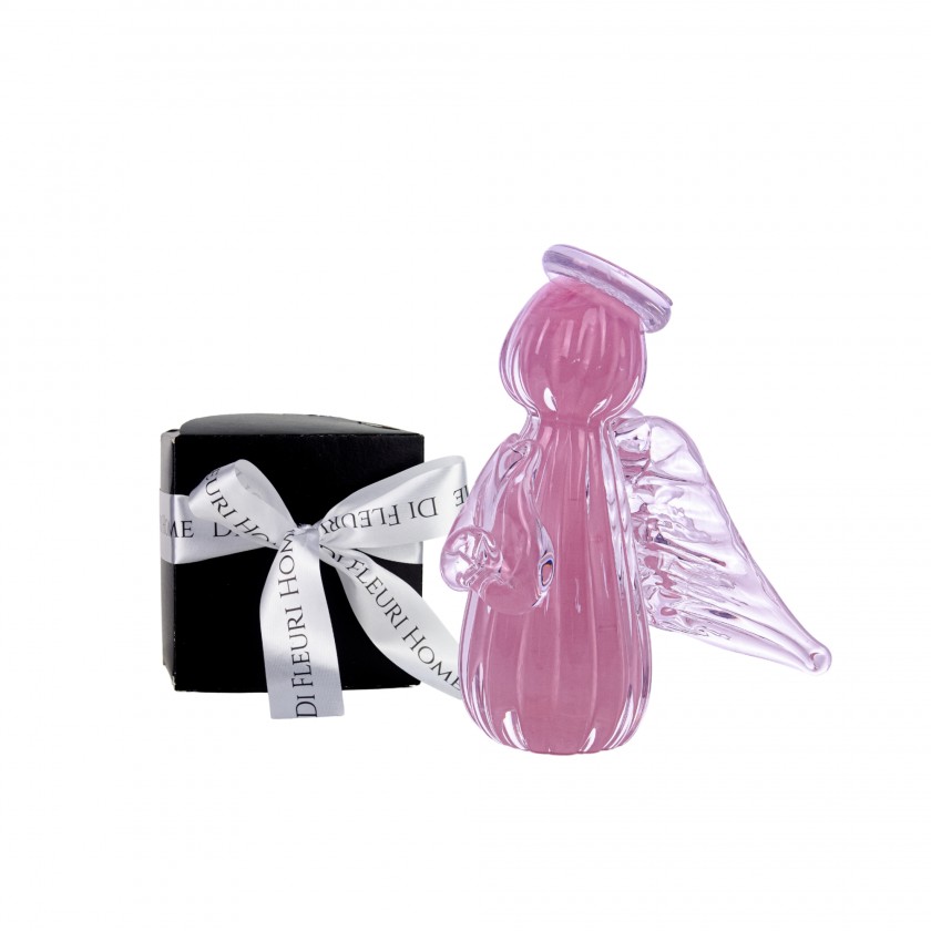 Imagem Murano Anjinho Gabriel M Jade Rosa Imagem Murano Anjinho Gabriel M Jade Rosa