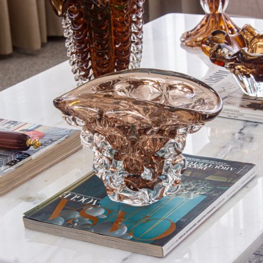 Vaso Murano Detroit Garnet