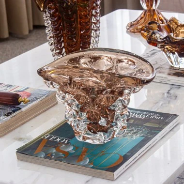 Vaso Murano Detroit Garnet