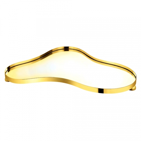 Bandeja Ouro 24k Botanique Grande Saint James