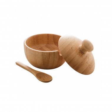 Kit 2 Pcs (açucareiro - Manteigueira) de Bambu Verona