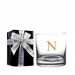Copo de Cristal para Whisky Iniciais Personalizadas