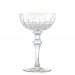 Taça de Cristal Lapidado 69 P/Champagne Coupe Vintage Incolor