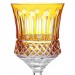 Taça Cristal Lapidado 69 P/água Amarelo Mozart 370ml