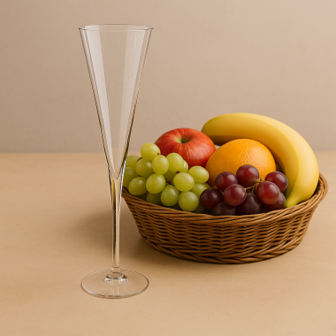 Kit 6 Taças de Cristal P/Champagne 230ml