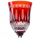 Taça Cristal Lapidado 68 P/Agua Vermelho Mozart 350ml