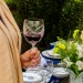 Taça Cristal Lapidado 33 P/Vinho Tinto Incolor Mozart 330ml