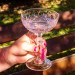 Taça de Cristal Lapidado 69 P/Champagne Coupe Vintage Incolor