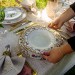 Prato Fundo Sweet Bird C/Filete Ouro