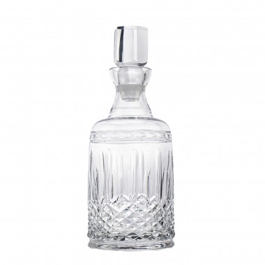Garrafa P/ Whisky de Cristal 720ml Lapidado 68 Incolor
