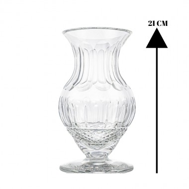 Vaso de Cristal Lapidado 69 Incolor