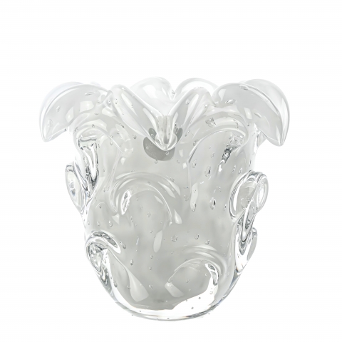 Vaso Murano Traun Quartzo Perola