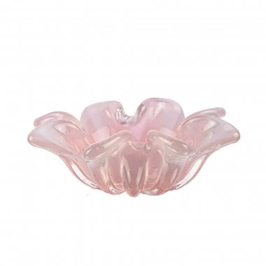Cachepot Murano Queens Jade Rosa