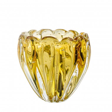 Cachepot de Murano Mullhouse Ambar