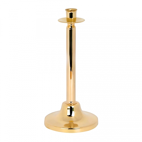 Castiçal Ouro 24k Bloom St James