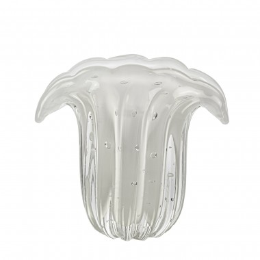 Vaso Murano Hallein Quartzo Perola