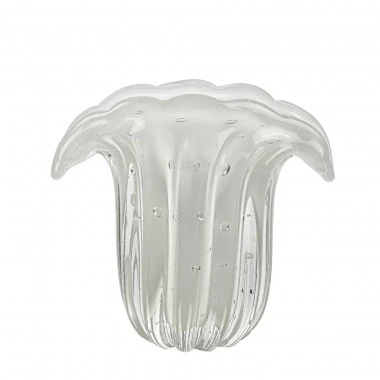 Vaso Murano Hallein Quartzo Perola
