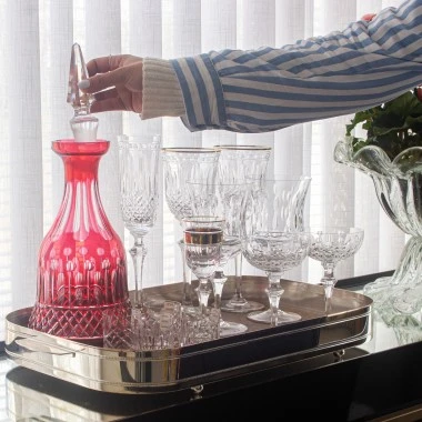 Licoreira Cristal Lapid 69 Rosa