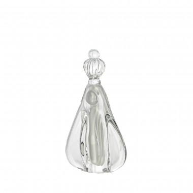 Imagem Murano Mini Santa Nossa Senhora Quartzo Perola