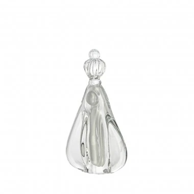 Imagem Murano Mini Santa Nossa Senhora Quartzo Perola