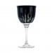 Taça de Cristal Lapidado 66 P/Vinho Tinto Preto