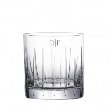 Copo de Cristal Lapidado 10 P/Whisky Incolor