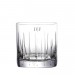 Copo de Cristal Lapidado 10 P/Whisky Incolor