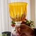 Kit 6 Taças Cristal Lapidado 66 P/Vinho Sonata Colorida