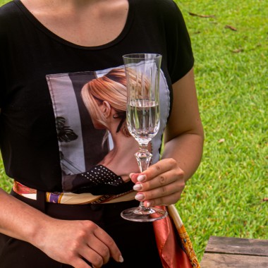 Taça Cristal Lapidado 66 Vivaldi P/Champagne Incolor