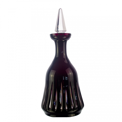 Licoreira de Cristal 19 Lapidada 66 Ametista