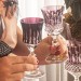 Taça Cristal Lapidado 66 Licor Ametista 80ml