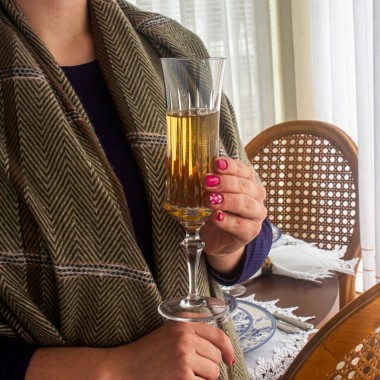 Taça Cristal Lapidado 66 P/Champagne Incolor 210ml