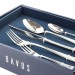 Faqueiro 30 Peças de Aço Inox Davos