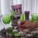 Taça Cristal Lapidado 68 P/Agua Ametista Mozart 350ml