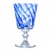 Taça de Cristal Murano Collors Azul Escuro