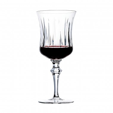 Taça Cristal Lapidado 66 P/Vinho Tinto Incolor 300ml