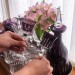 Taça de Cristal P/Licor Lapidado 68 Colombia Ametista