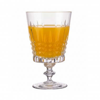 Taça Cristal Lapidado P/água Mozart 480ml