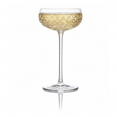 Taça de Cristal Lapidado Coupe 04 - 200ml Incolor